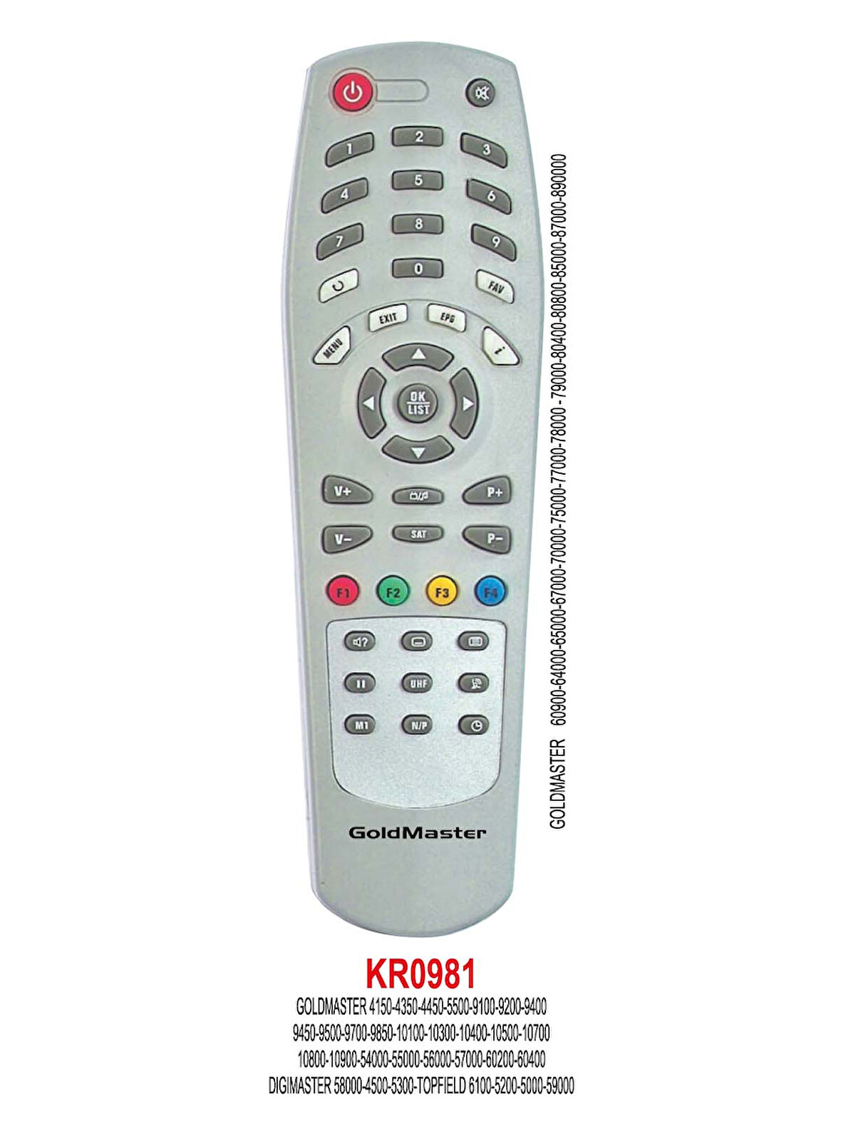 GOLDMASTER  UYDU KUMANDASI