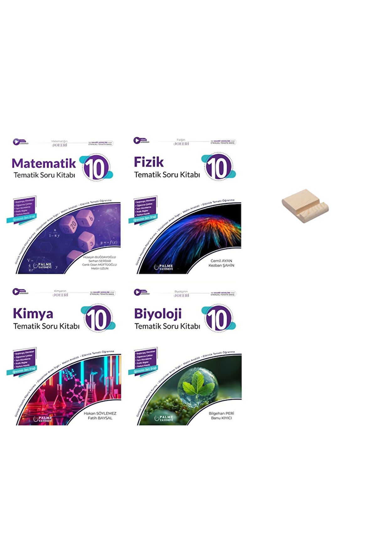 10. Sınıf Joker Matematik Fizik Kimya ve Biyoloji 4lü Tematik Soru Bankası