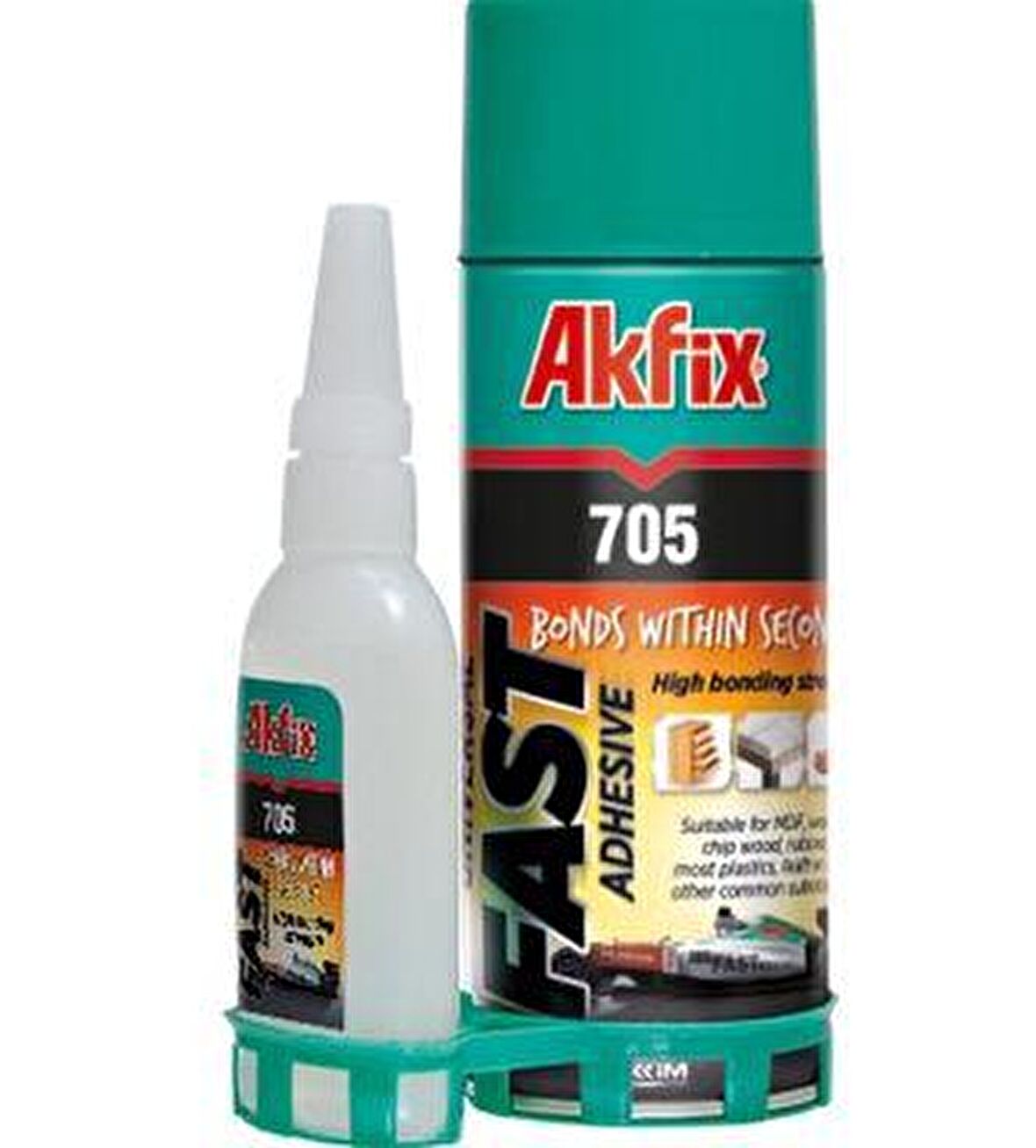 AKFİX 705 MDF KİT HIZLI YAPIŞTIRICI 400 ML + 50gr GA060