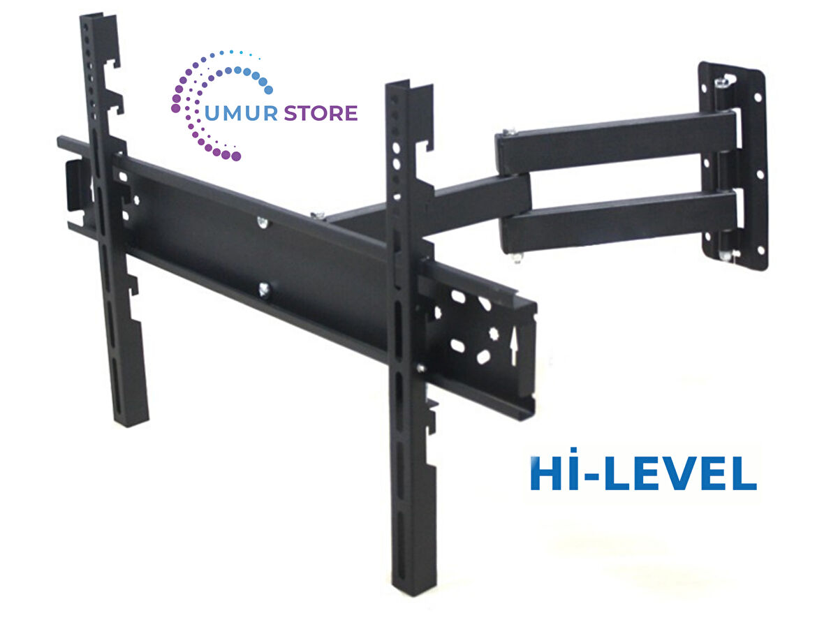 Hi-Level 43HRT900 43" Uydu Alıcılı 4K Ultra HD Smart 42”- 49” inç Lcd Led Ekran Tv Kelebek Hareketli Askı Aparatı