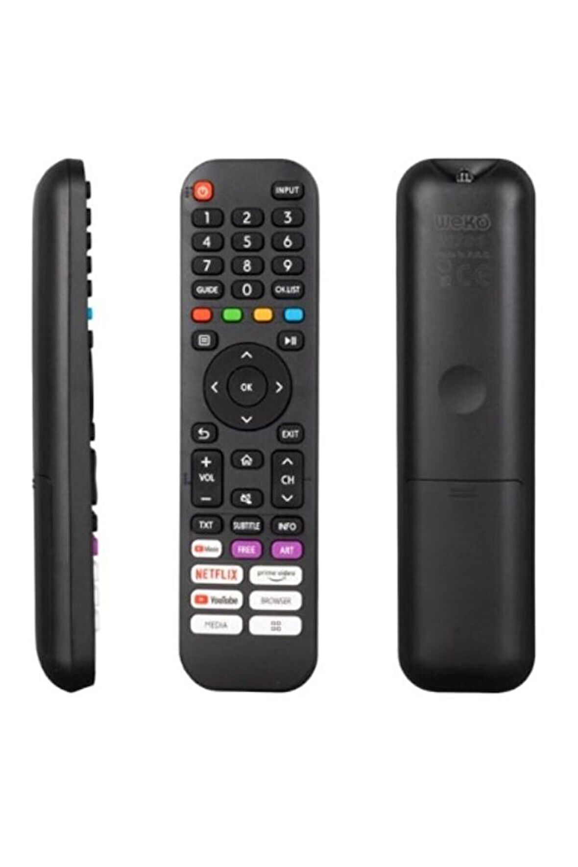 AWOX Tv lcd kumandası netflix tuşlu kumanda sepeti