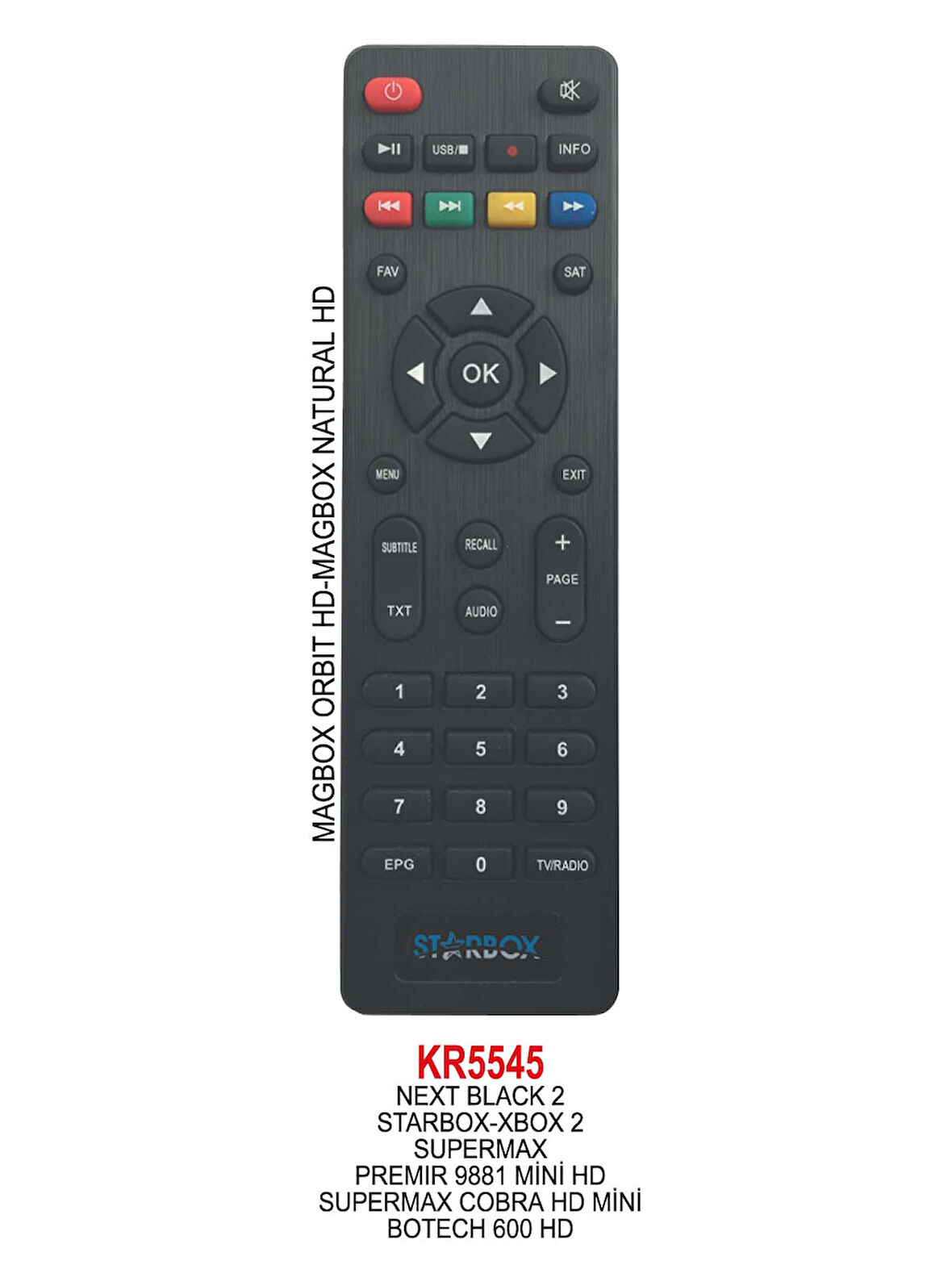 BOTECH 600 HD UYDU KUMANDASI