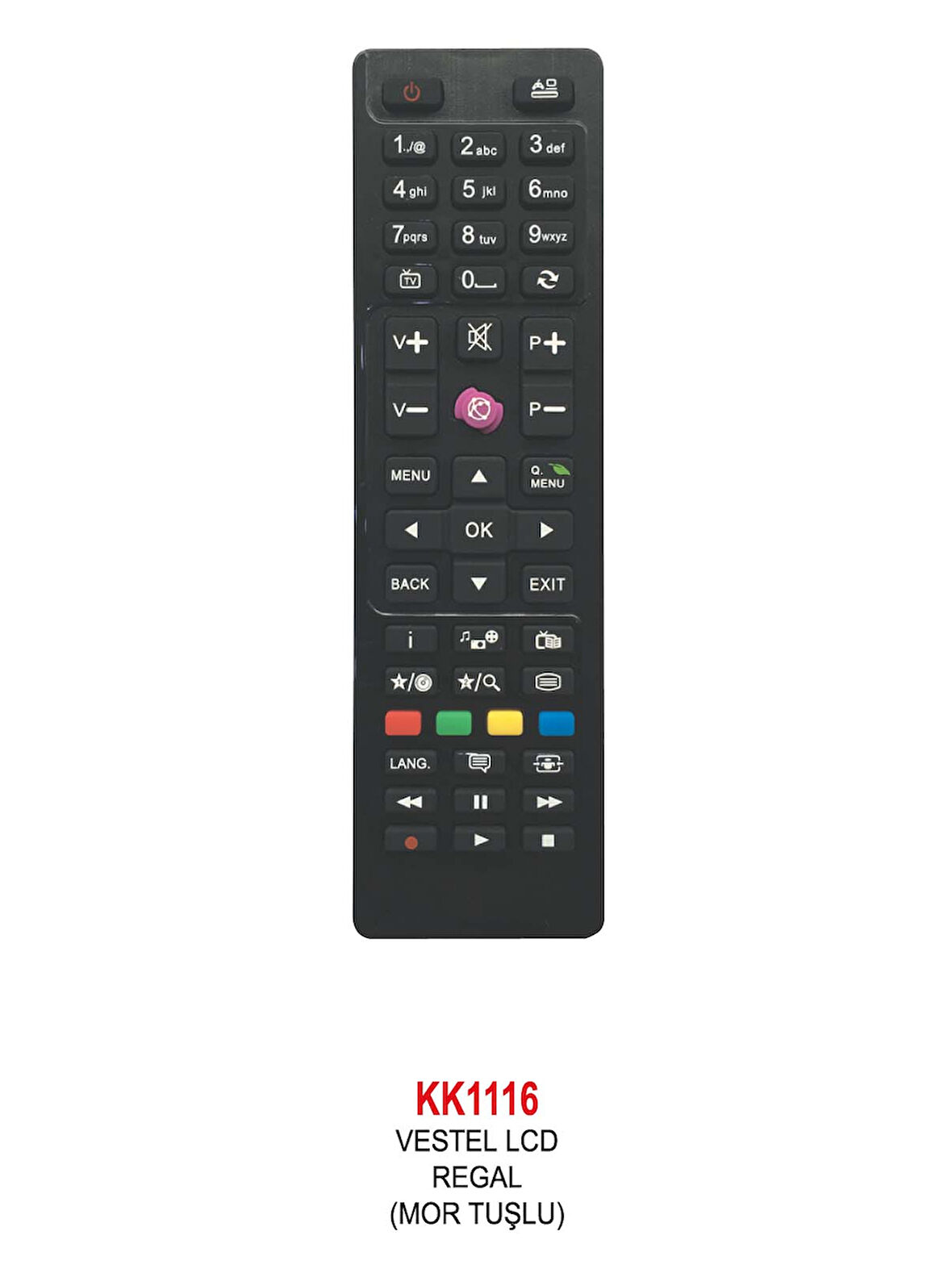 REGAL LCD (MOR TUŞLU) KUMANDA