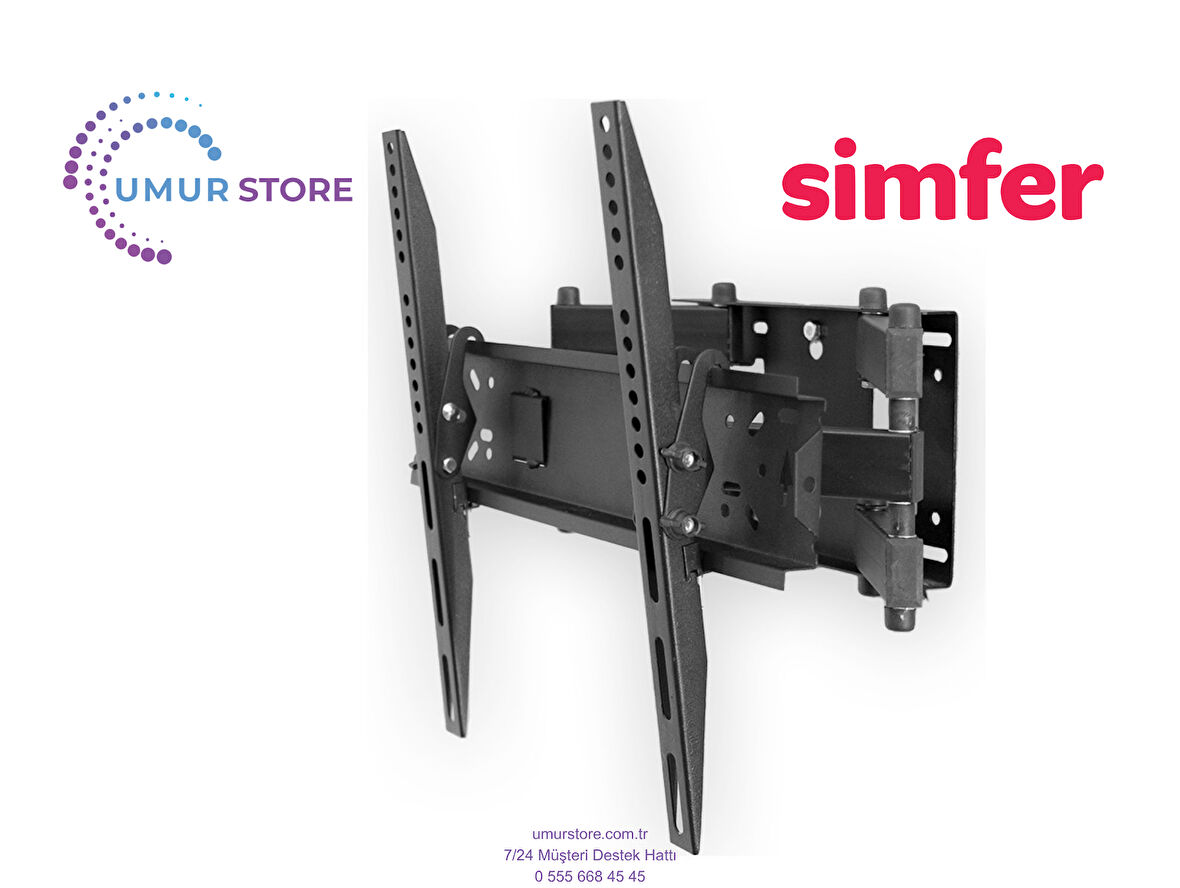 Simfer 43sfsw4m 43" Webos Full Hd 42-65 inç Hareketli LCD LED TV Duvar Askı Aparatı