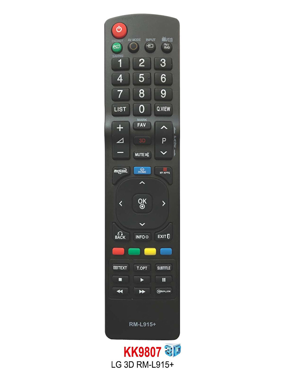 LG 3D RM-L 915+LCD TV KUMANDA