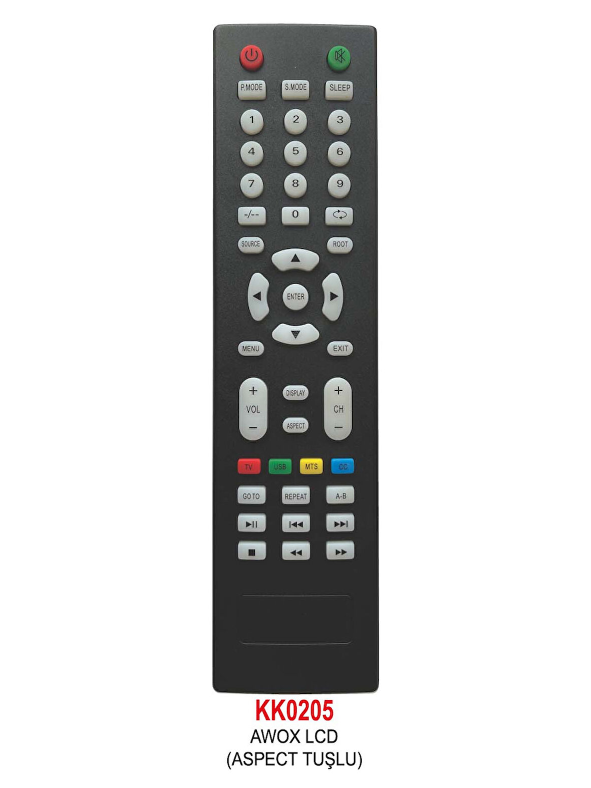 AWOX LCD (ASPECT TUŞLU) KUMANDA