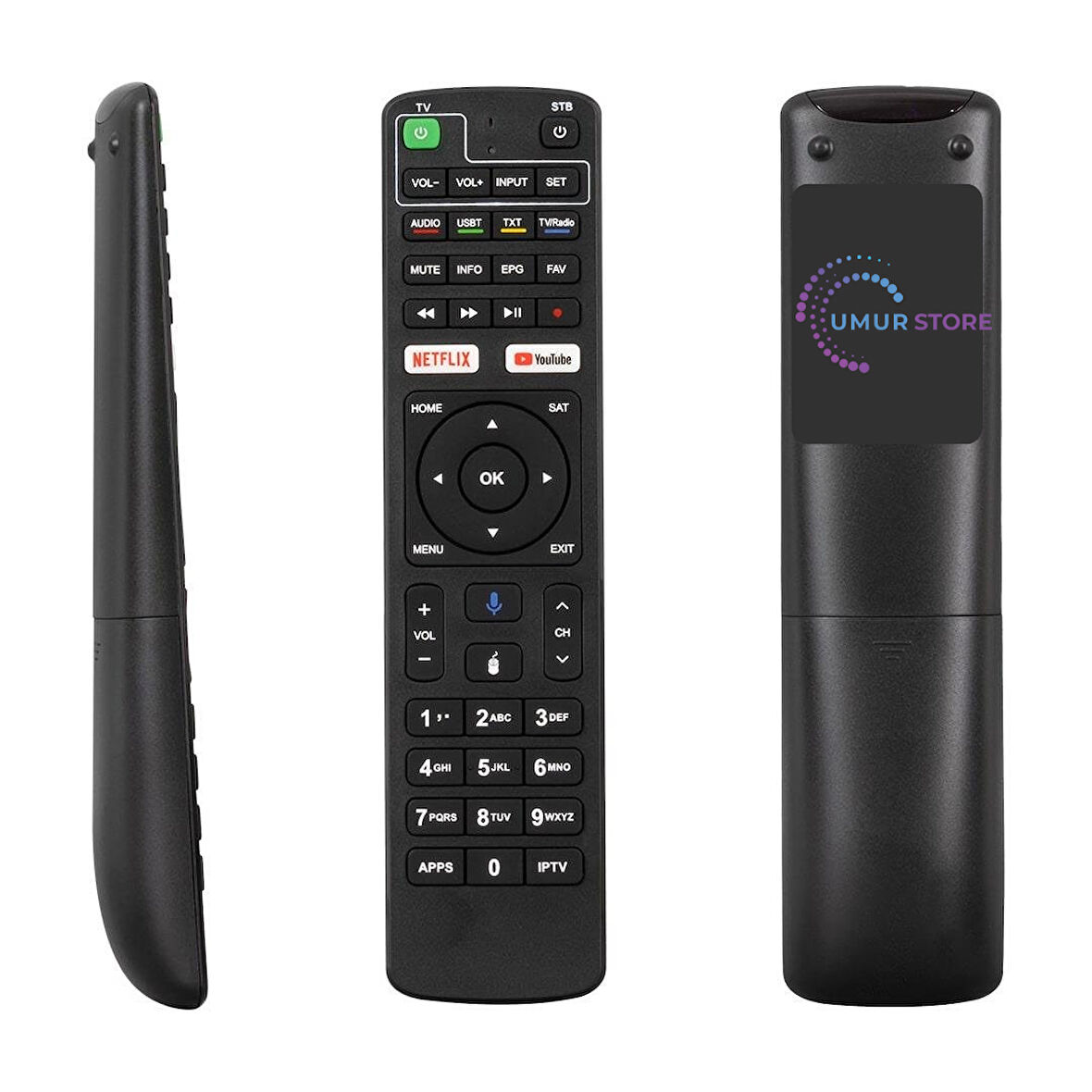 Dreamstar Android Netflix-Youtube Tuşlu Uydu Kumandası