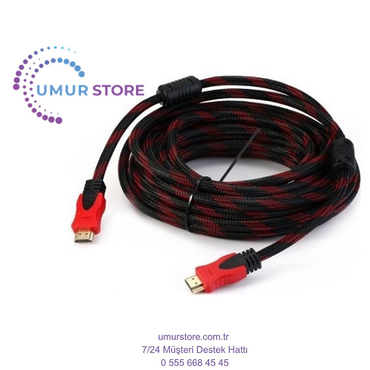 Hdmi Kablo 3 Metre 3d 4k Full Hd Hdmi Tv Uydu Alıcısı Kablosu
