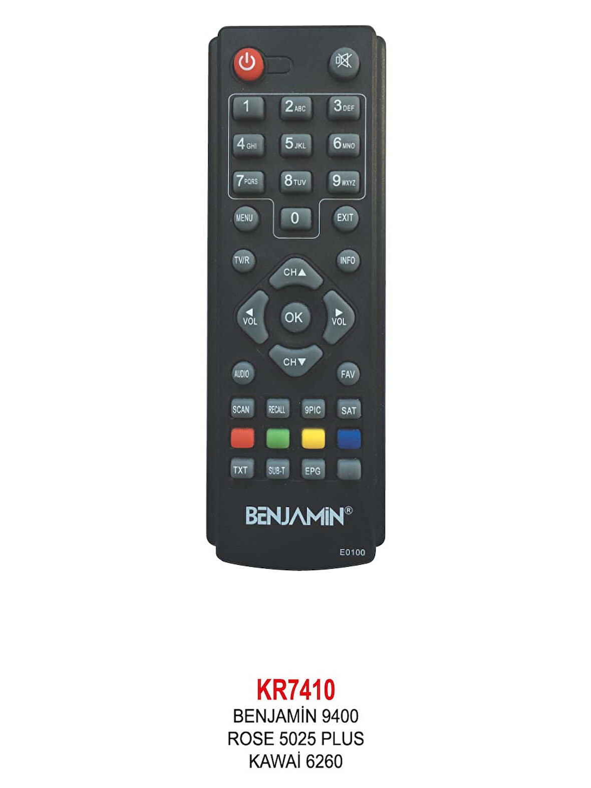 BENJAMİN 9400 UYDU KUMANDASI