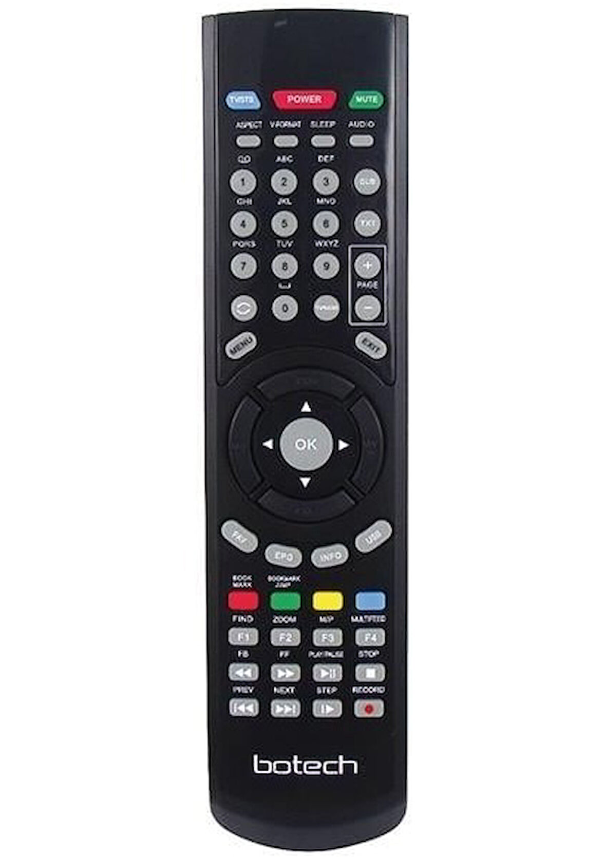 Botech Bc-9000 Hd Cıs/Usb/Pvr Uydu Alıcı Kumandası