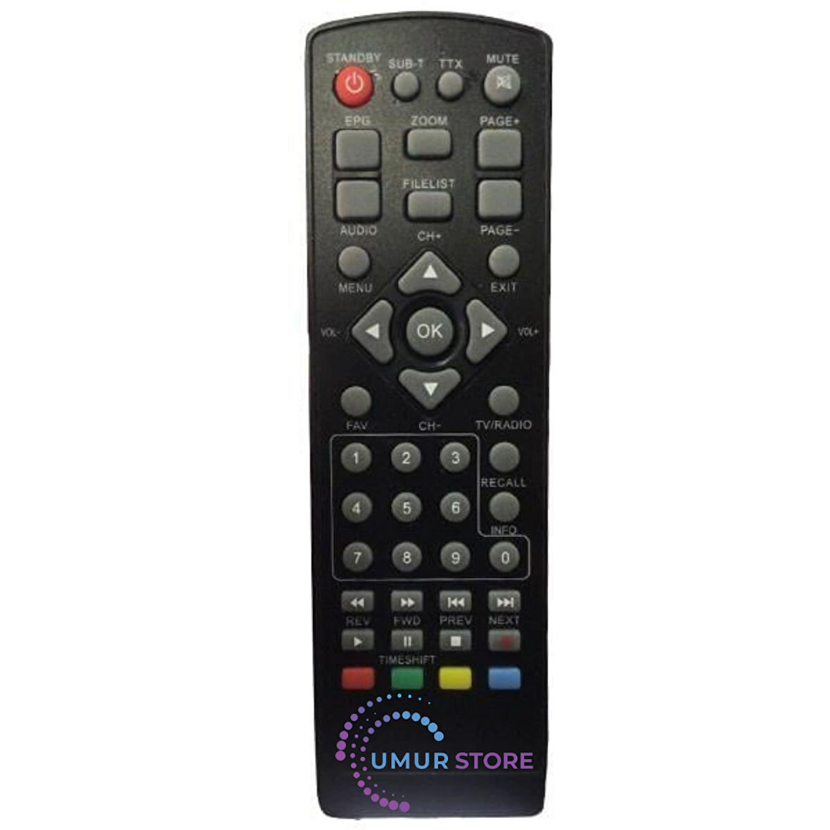 Mag Timeshift Tuşlu Uydu Kumandası