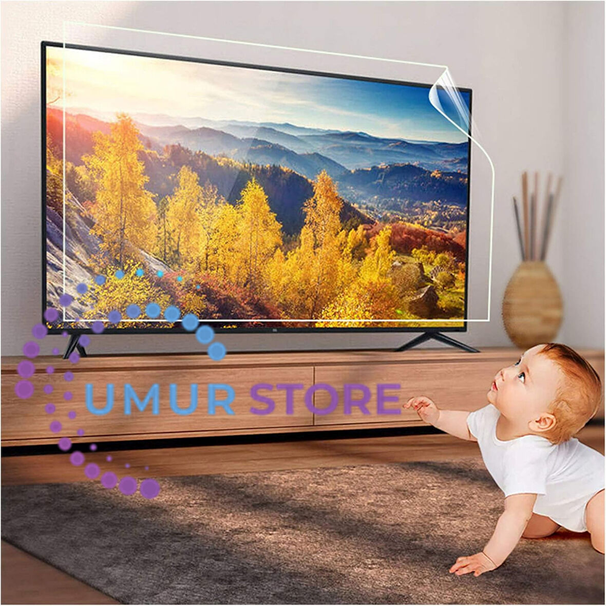 Hi-Level Uyumlu 43" inç 109 Ekran Tv Ekran Koruyucu