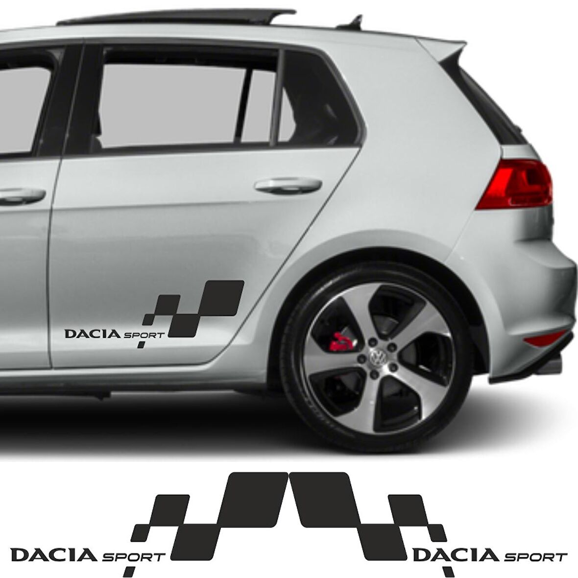 Dacia İçin Uyumlu Aksesuar Yan Sport 28*13