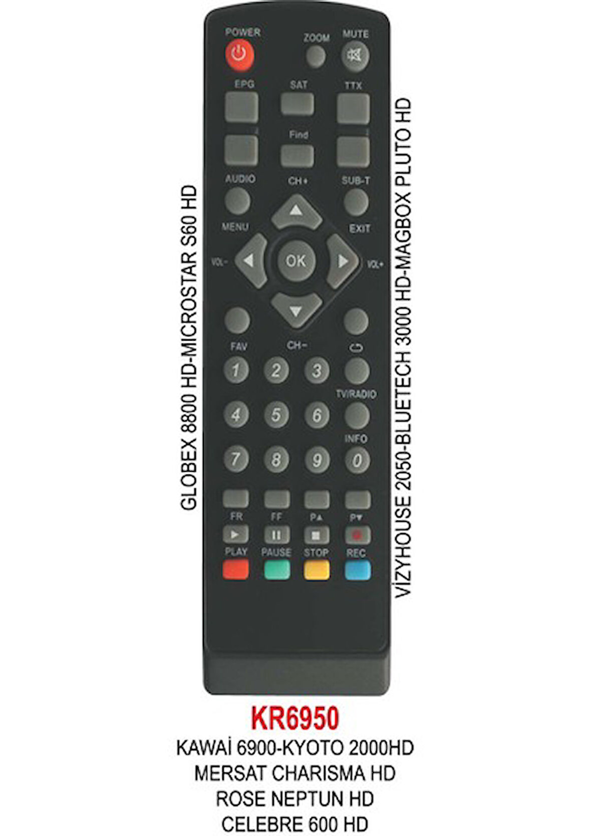 Globex 8800 Hd Uydu Kumandası