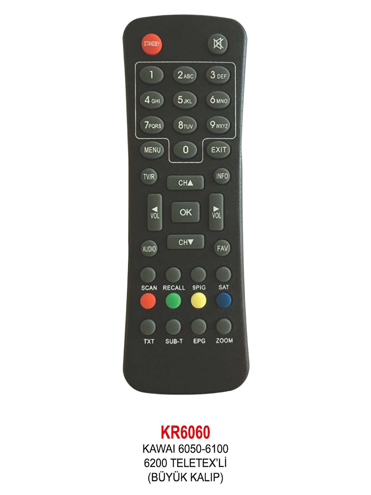 KAWAI 6050-6100-6200 TELETEX’Lİ (BÜYÜK KALIP) KUMANDA