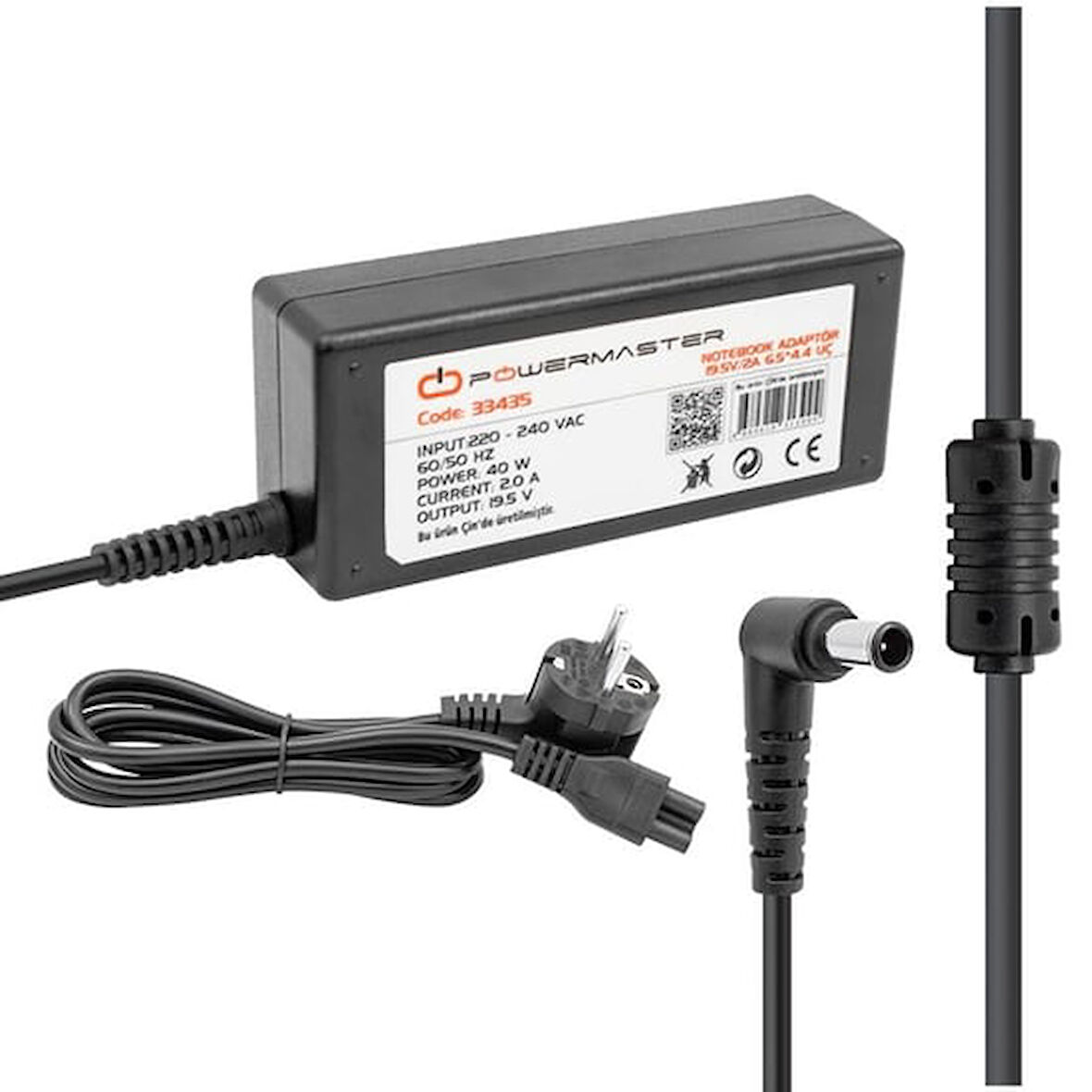 19.5 Volt - 2 Amper 6.5*4.4 Mm Uçlu Adaptör