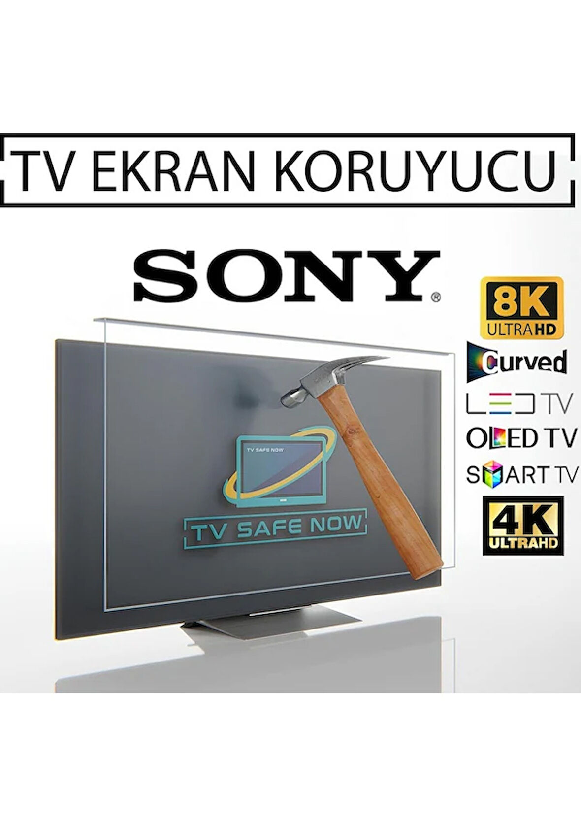 Sony Uyumlu Kd-43xe7005 43'' İnç 109 Ekran Sony Uyumlu TV Ekran Koruyucu