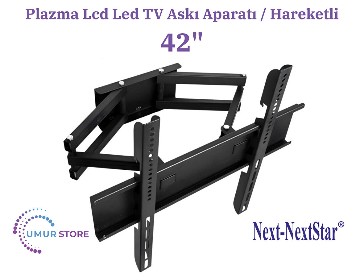 Next YE-42020G6 42" 106 Ekran Full HD Lcd Led TV Hareketli Duvar Askı Aparatı