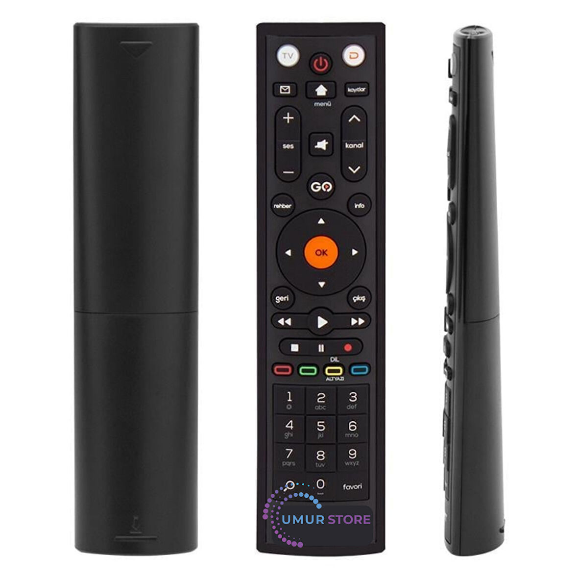 D-Smart HD Blue Go Tuşlu Yeni Nesil Uydu Kumandası