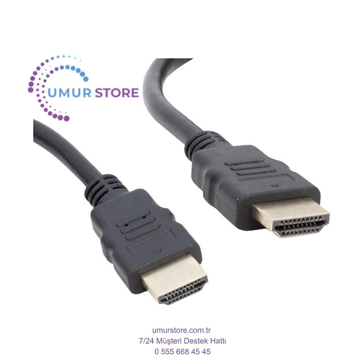 HDMI Kablo 50 cm Erkek Erkek Hd Uydu Cihazı Kablosu Hd Kablo