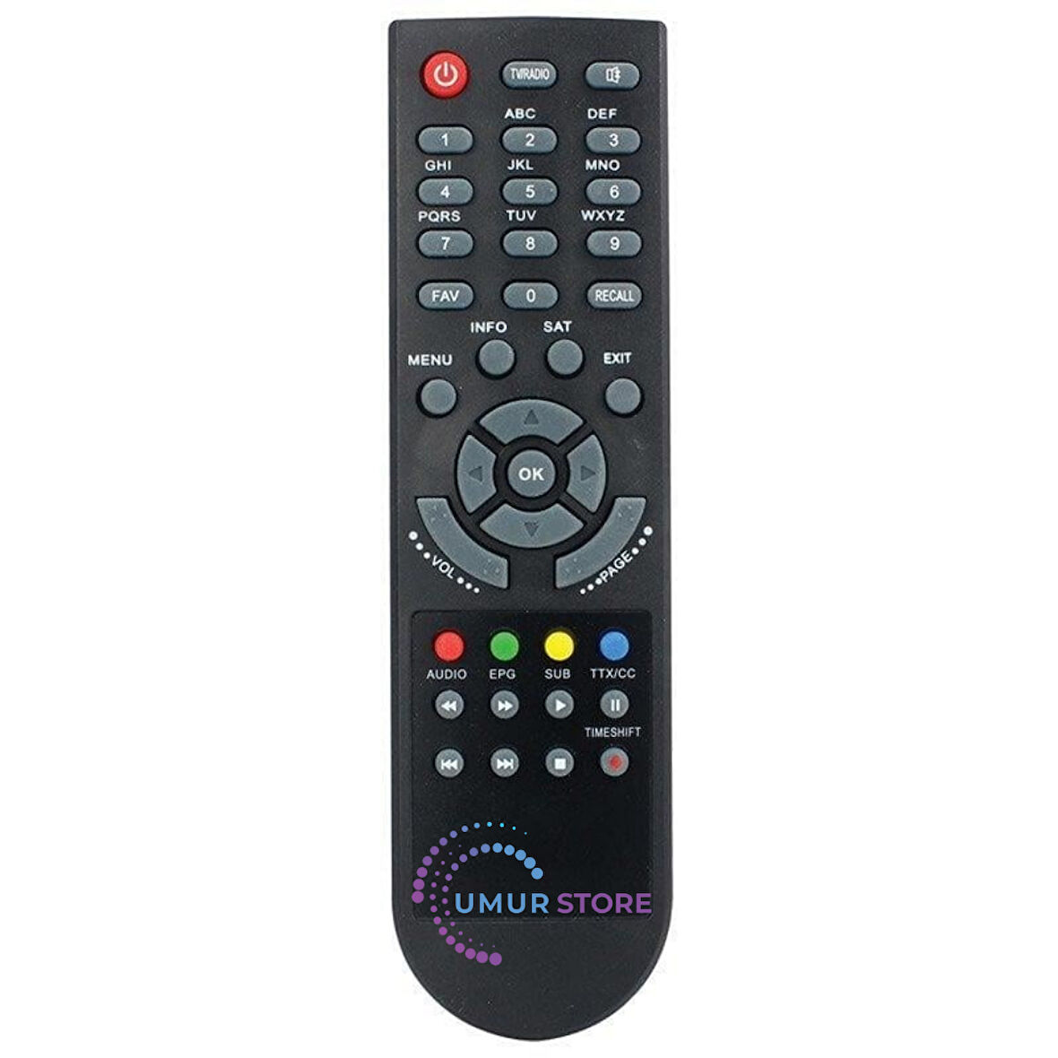 Botech Piko 207 HD Uydu Alıcı Kumandası