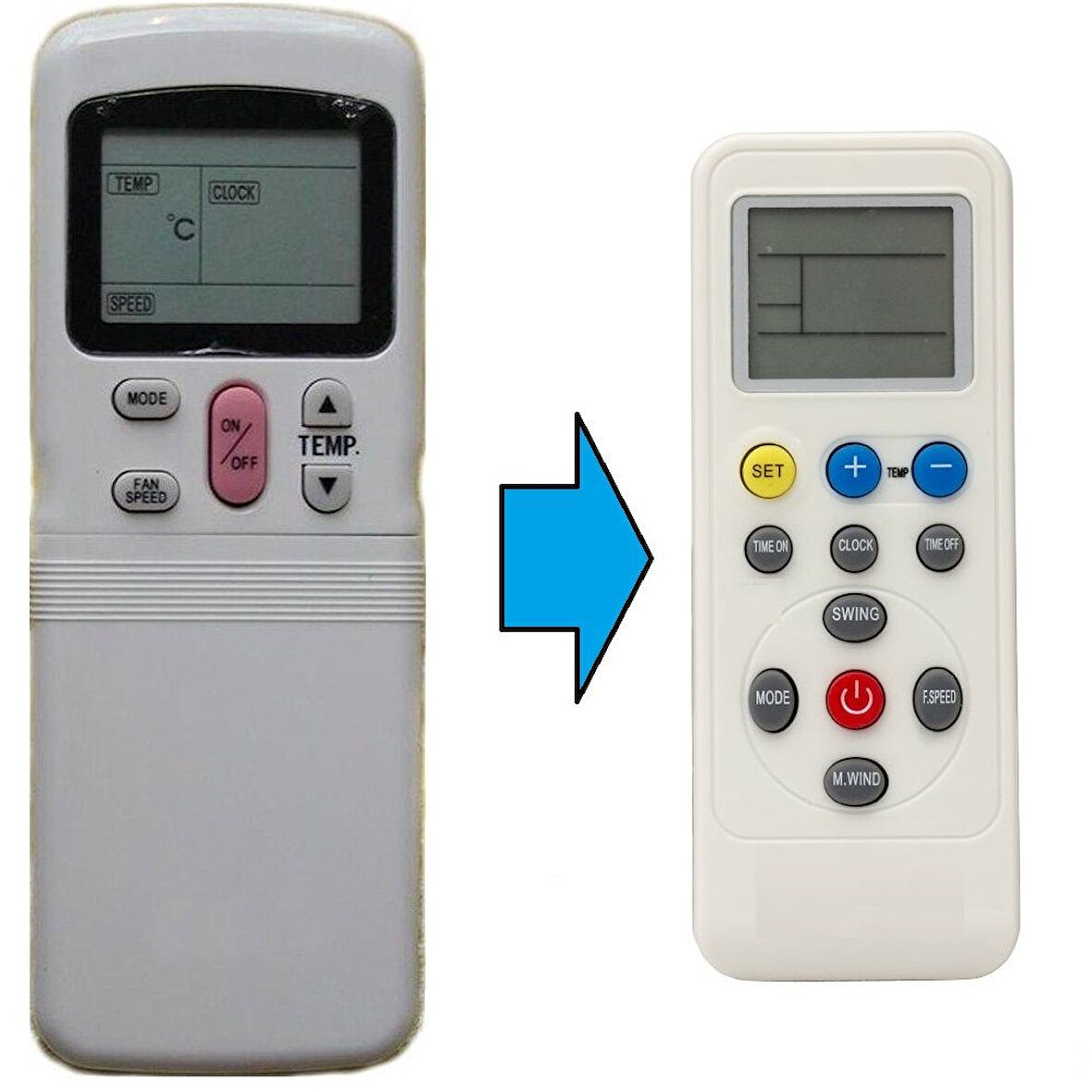 Zibro Klima Kumandası – Eşdeğer