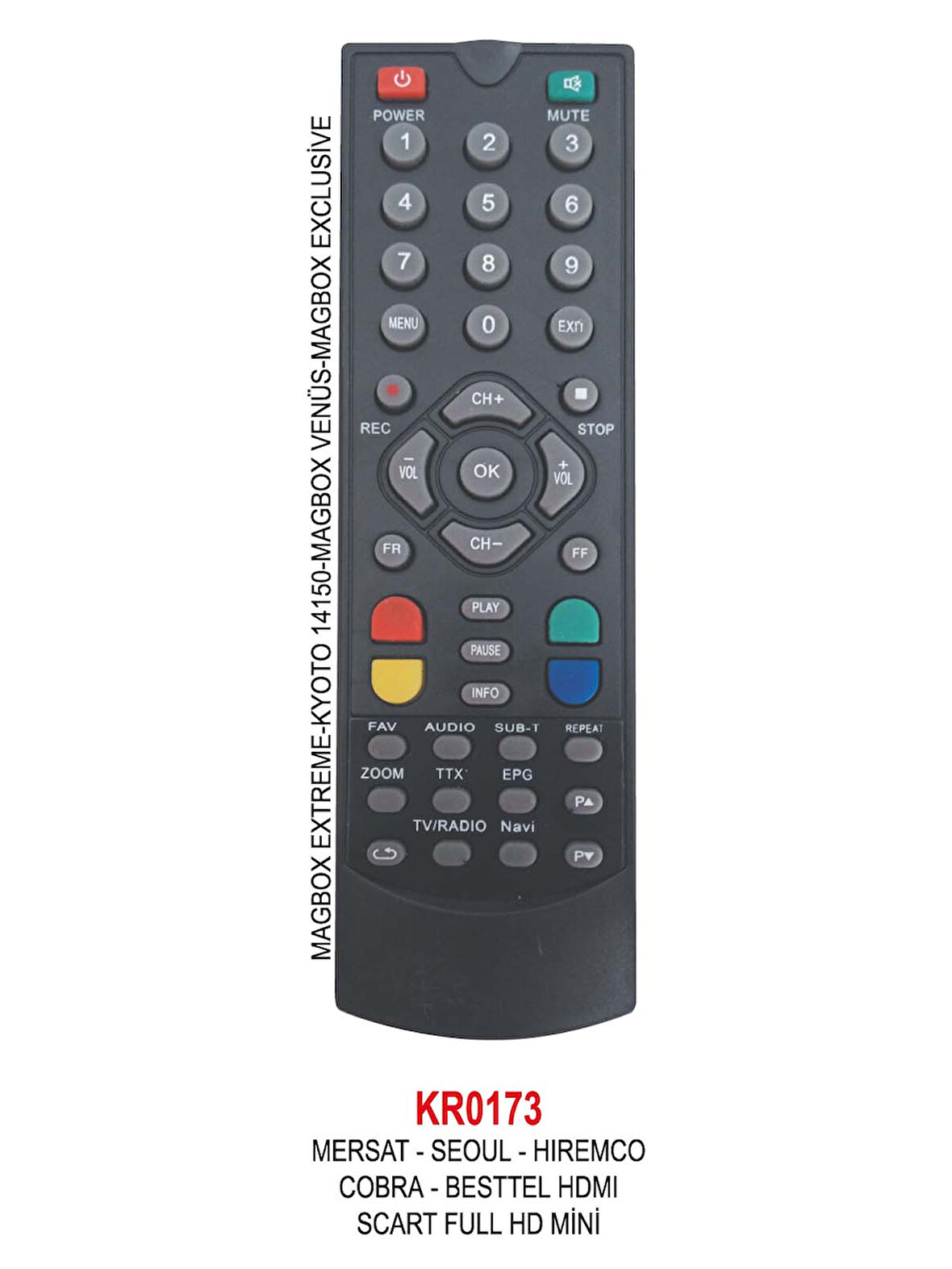 Uyumlu BESTTEL HDMI SCART FULL HD MİNİ UYDU KUMANDASI