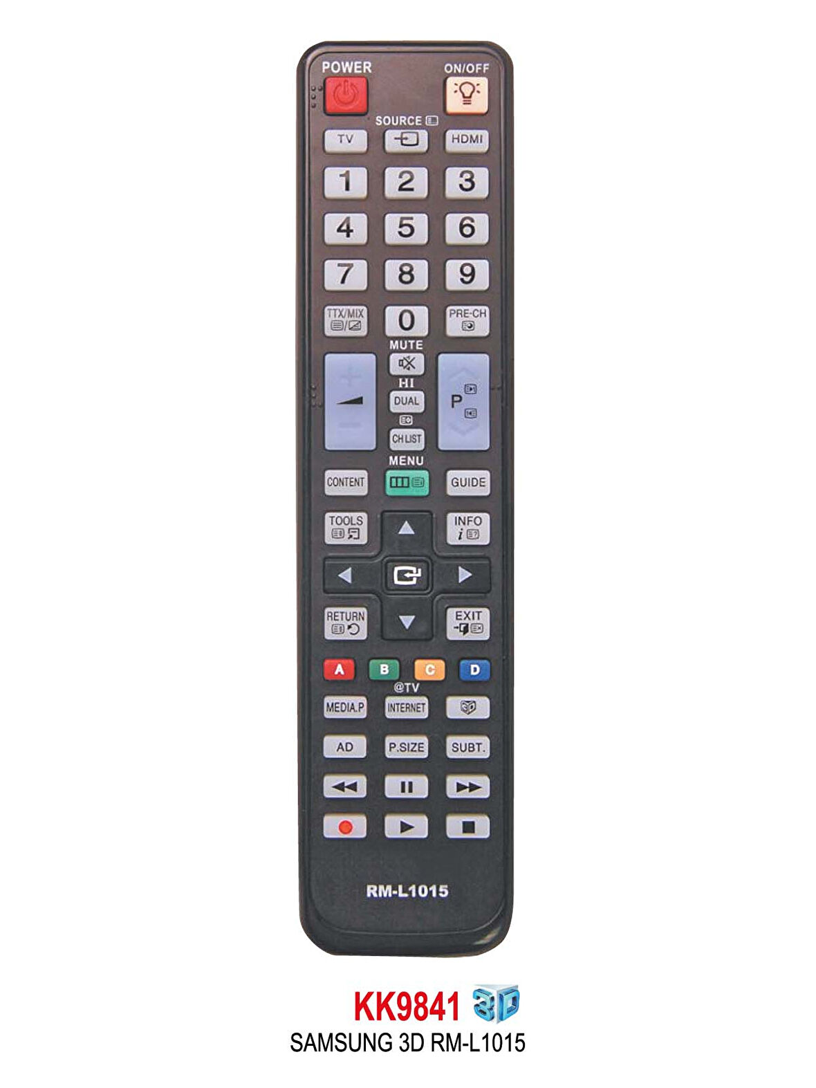 SAMSUNG 3D RM-L1015 Lcd KUMANDA