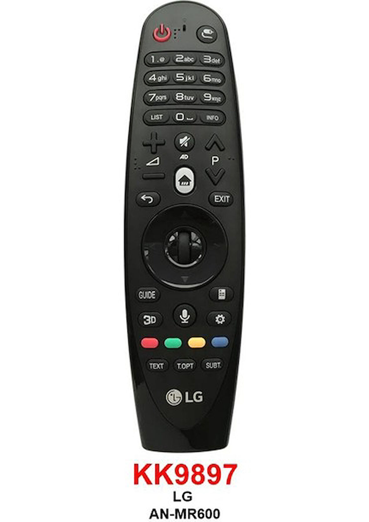 Uyumlu LG Magıc AN-MR600 3D Tuşlu LCD Kumanda
