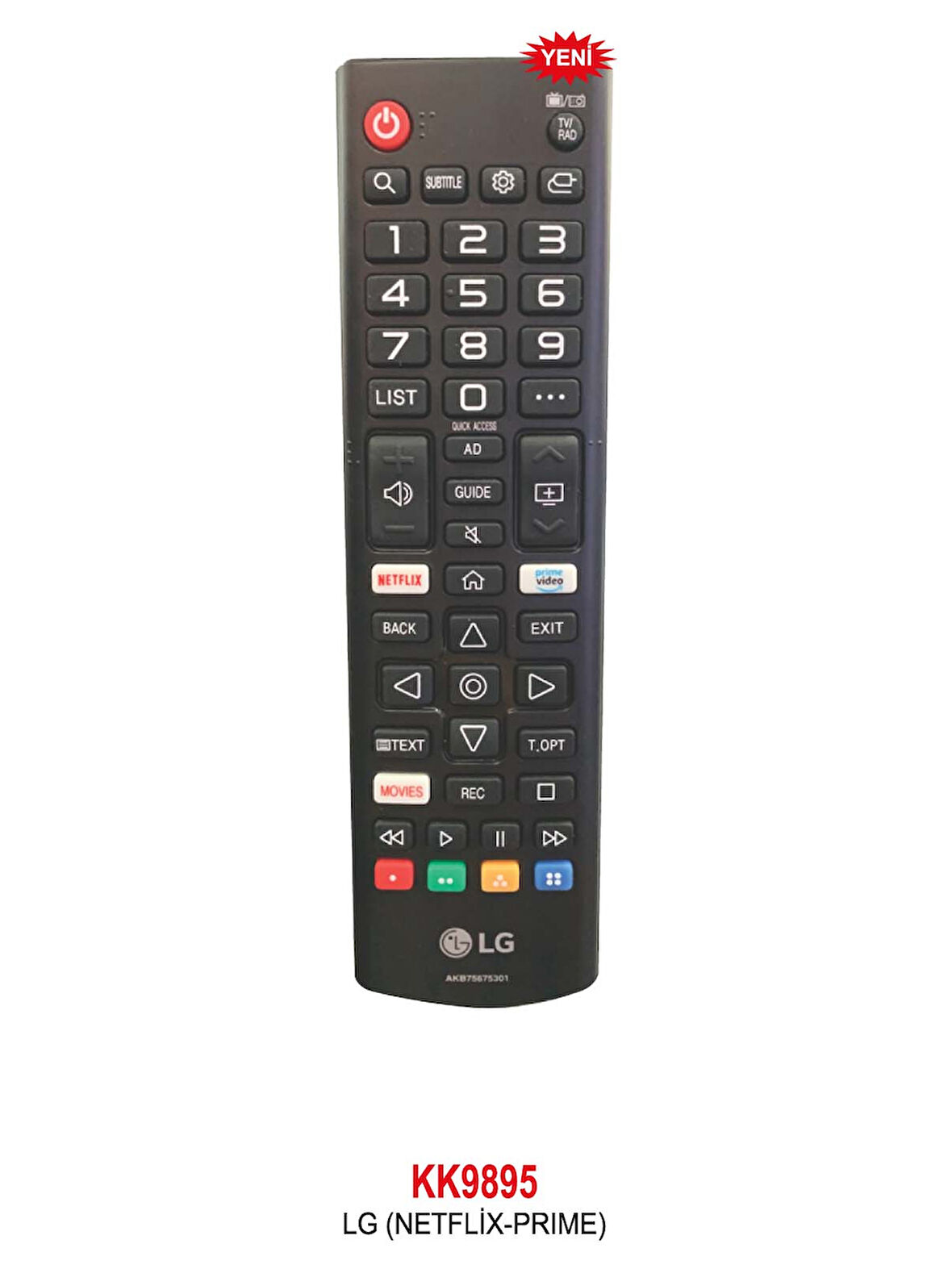 LG (NETFLİX-PRIME) KUMANDA