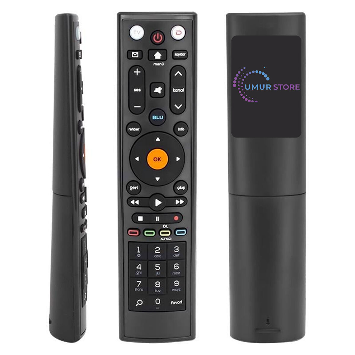 D-Smart 2017 HD Blue Uydu Alıcı Kumandası