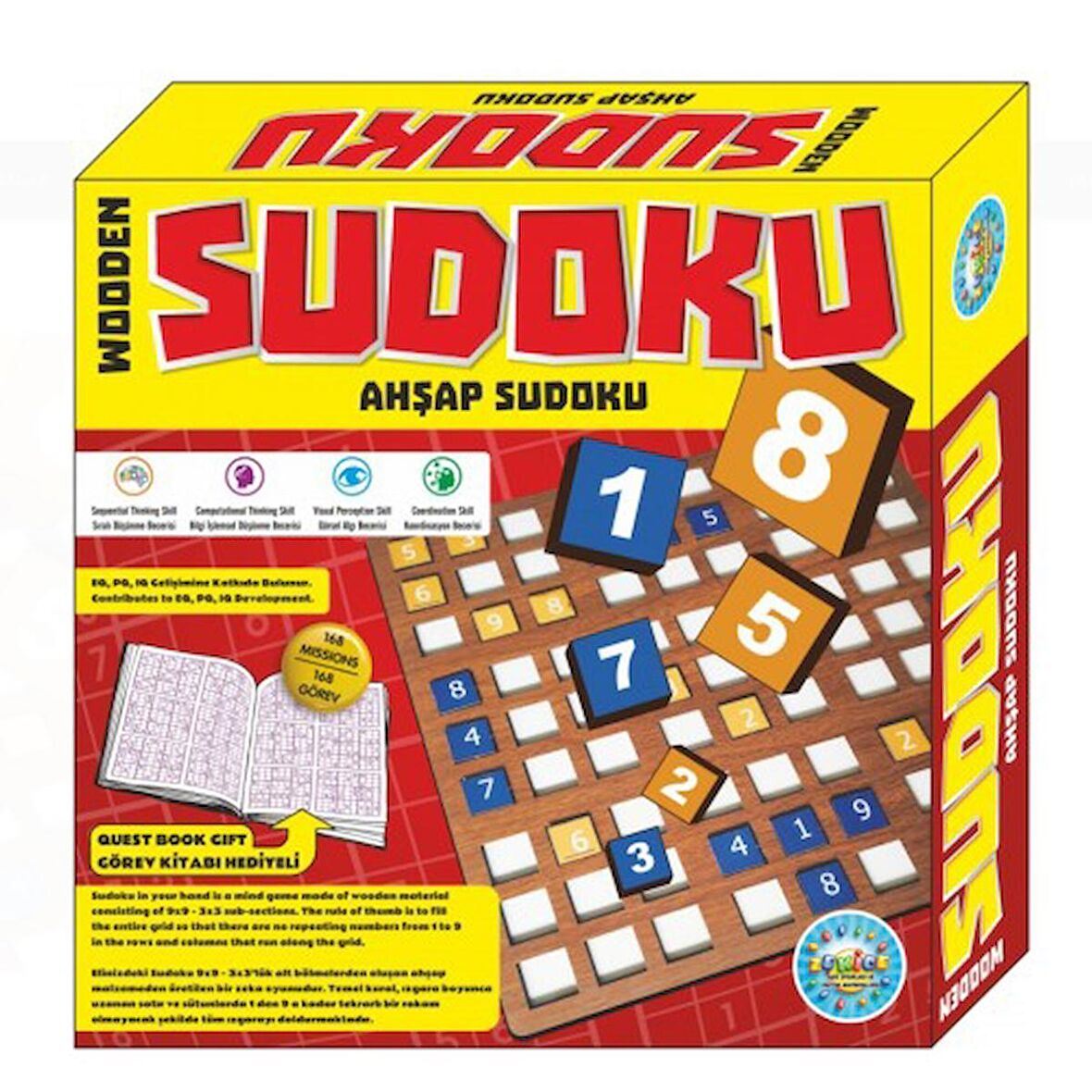 Ahşap Sudoku Oyunu