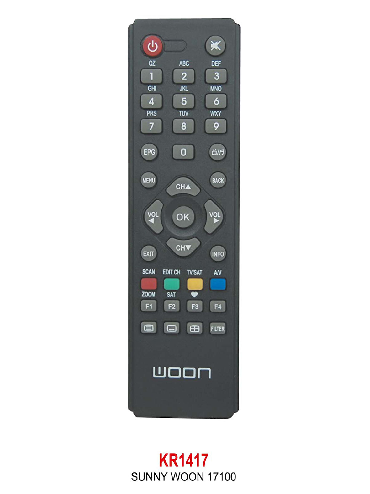 WOON 17100 Uydu Kumanda