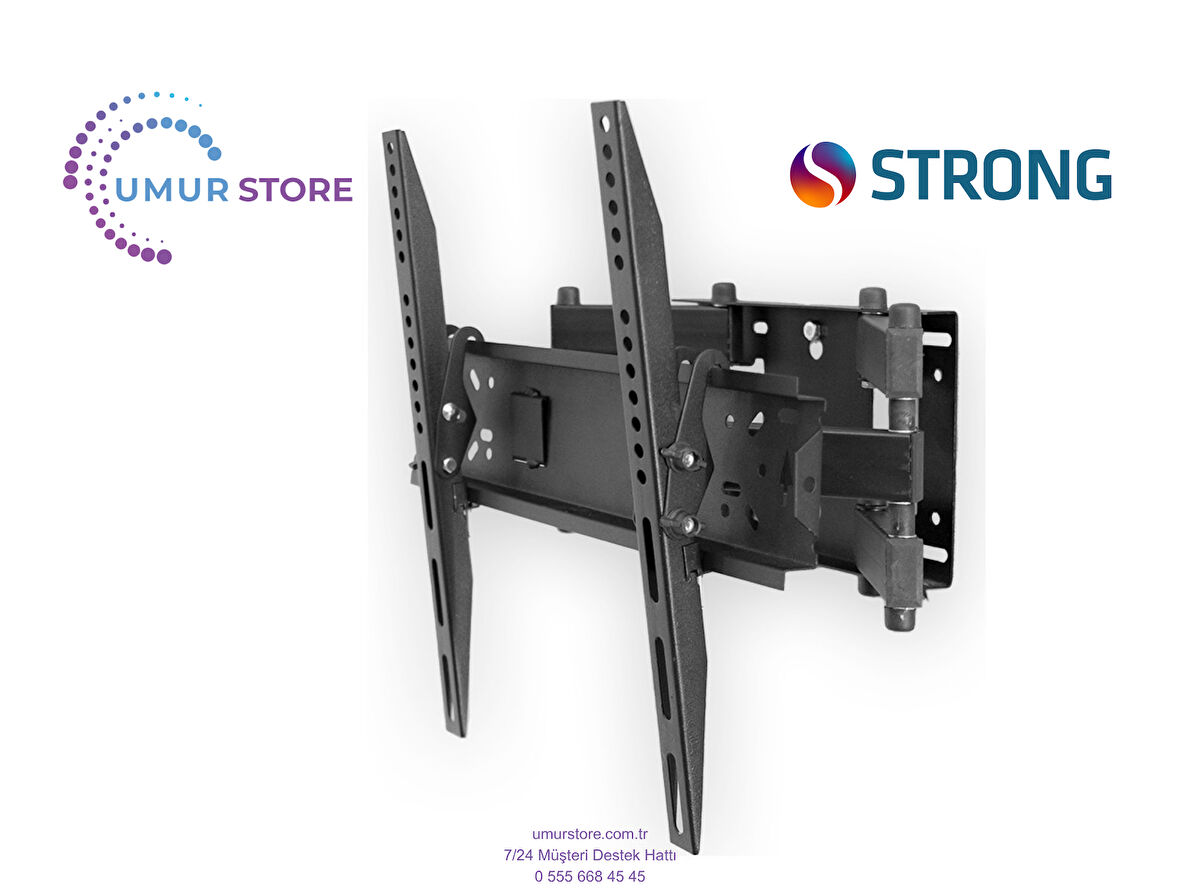 Strong ML50EW8000F 50’’ 4K Ultra HD Whale OS Smart 42-65 inç Hareketli LCD LED TV Duvar Askı Aparatı