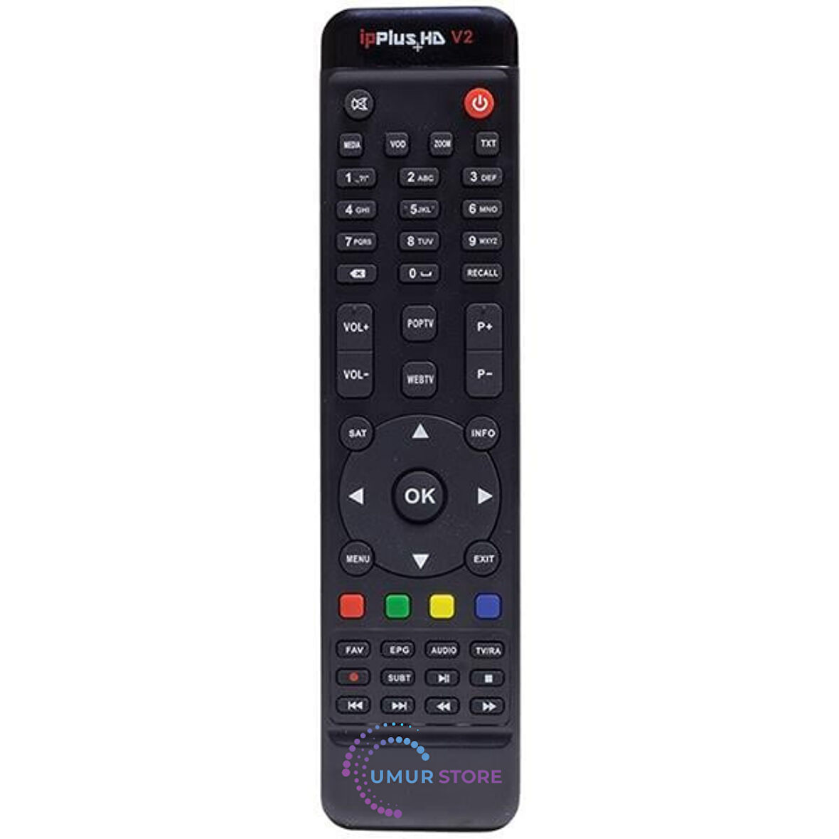 Korax IP Plus HD V2 Uydu Alıcı Kumandası