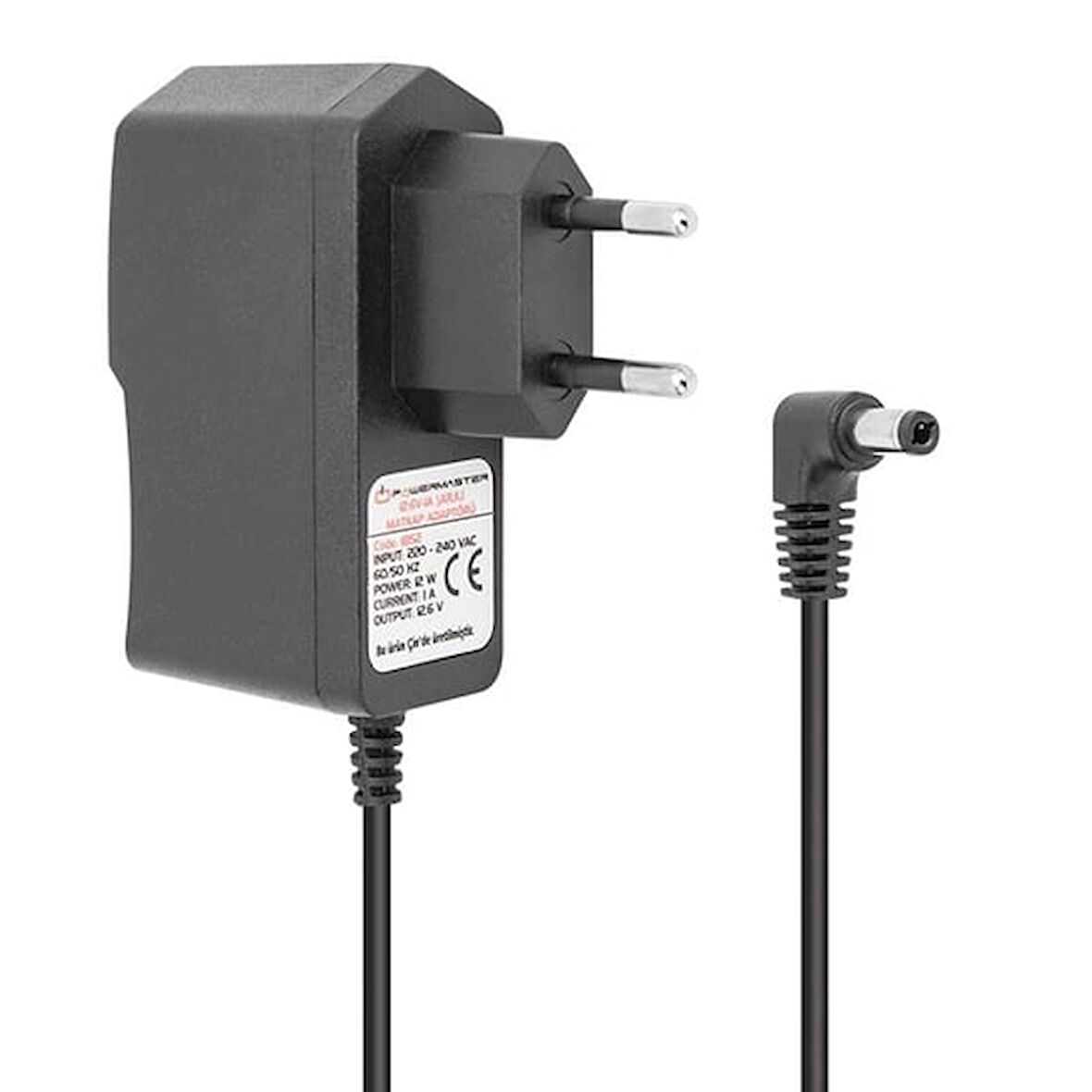 12.6 Volt - 1 Amper Şarjlı Matkap Adaptörü