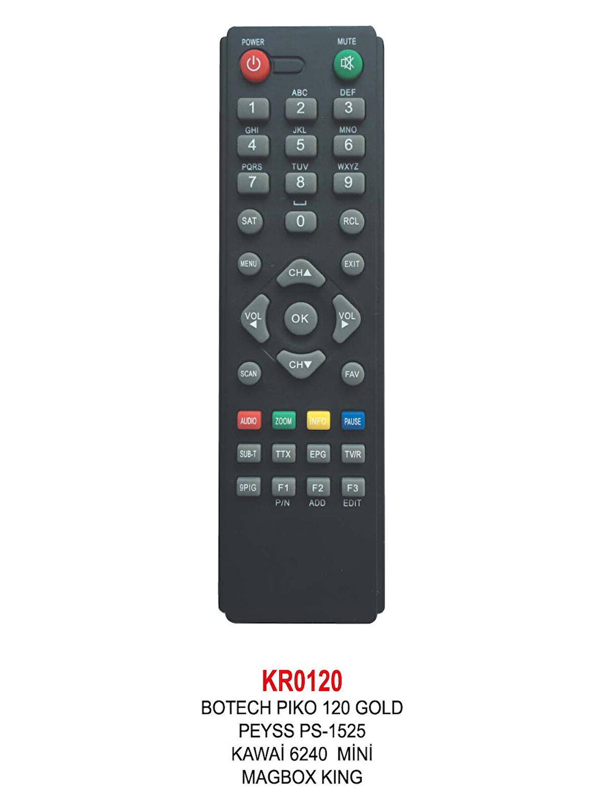 BOTECH PIKO 120 GOLD UYDU KUMANDA