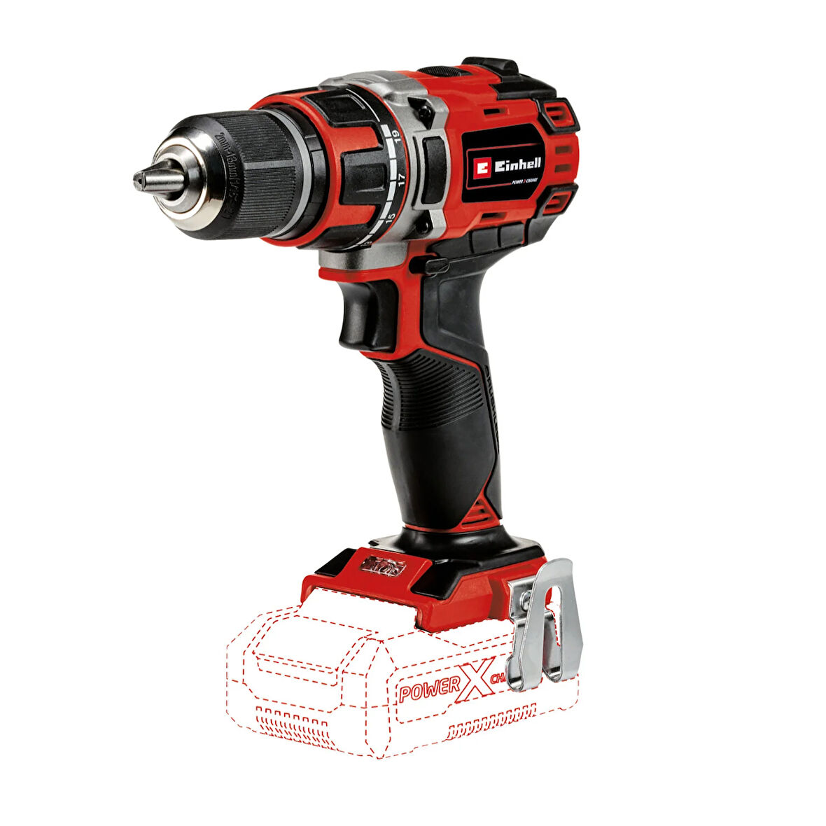 Einhell TE-CD 18/50 Li BL Tek Akülü 4 Ah Kömürsüz Akülü Matkap