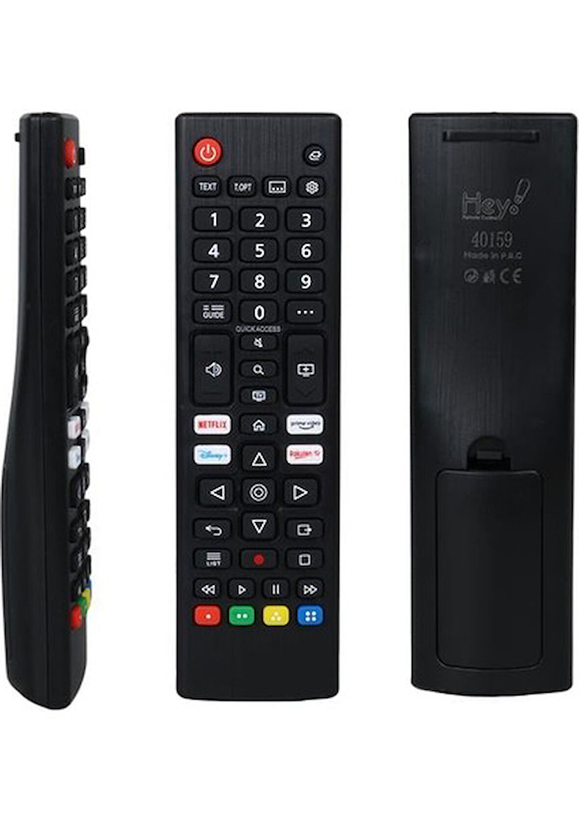Uyumlu LG Netflix Prime Video Disney Plus Tuşlu LCD LED Tv Kumanda (AKB76040305) (5131)