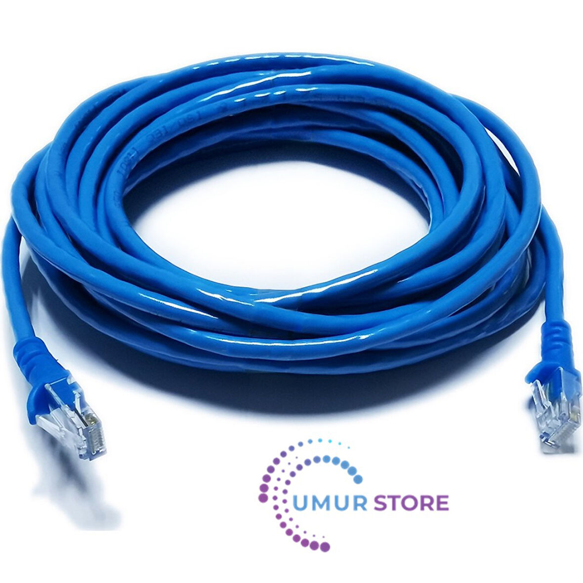 30 cm CAT6 Network-Ağ-Ethernet Kablosu Mavi