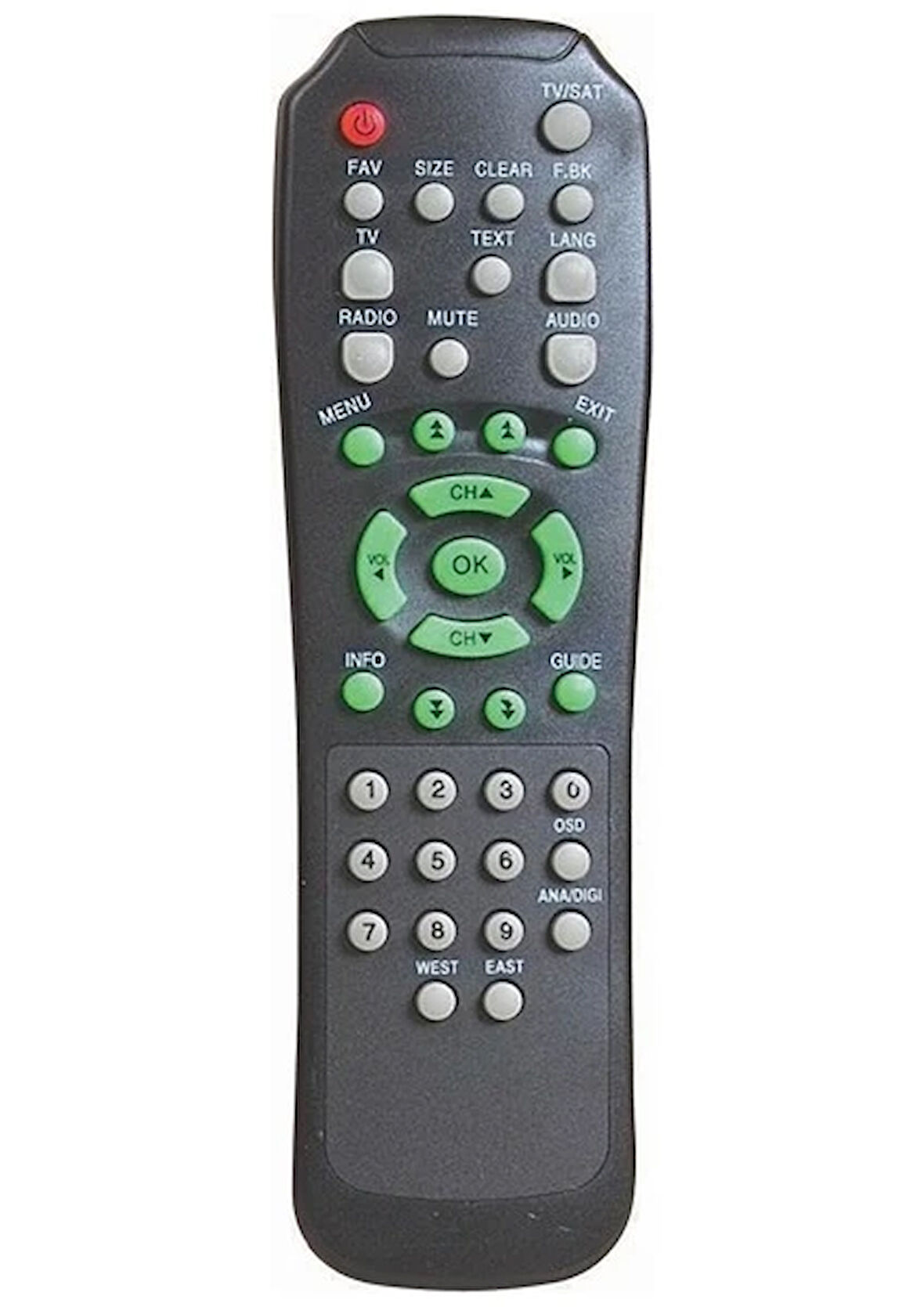 Herz Uydu Alıcı Kumandası 1850