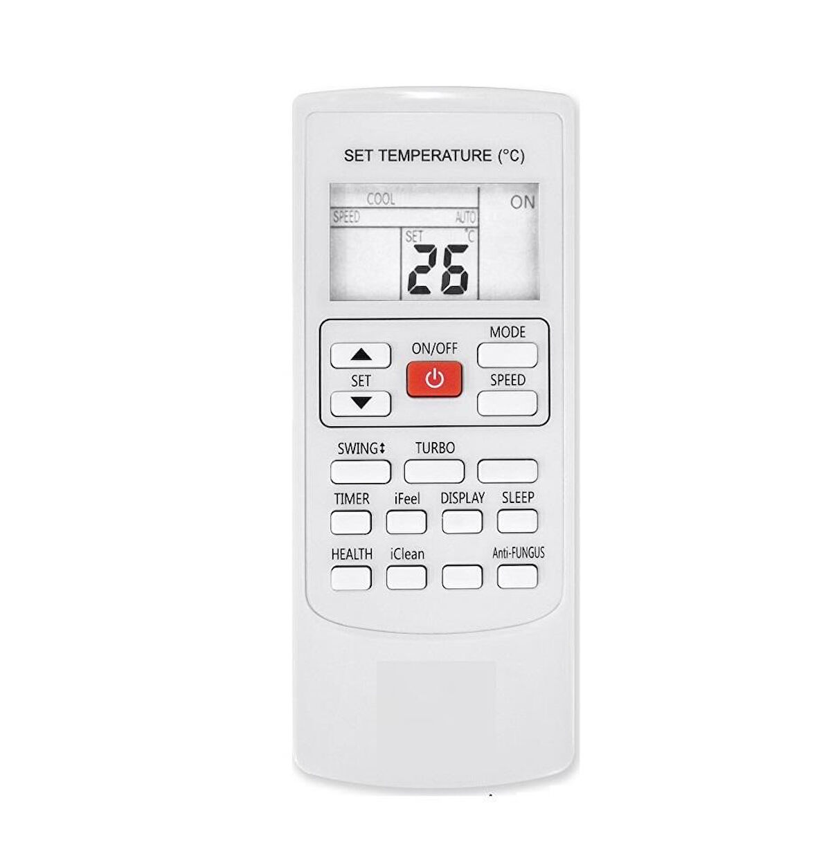 Electrolux EXP34U338CW İle Uyumlu Mobil Portatif Klima Kumandası