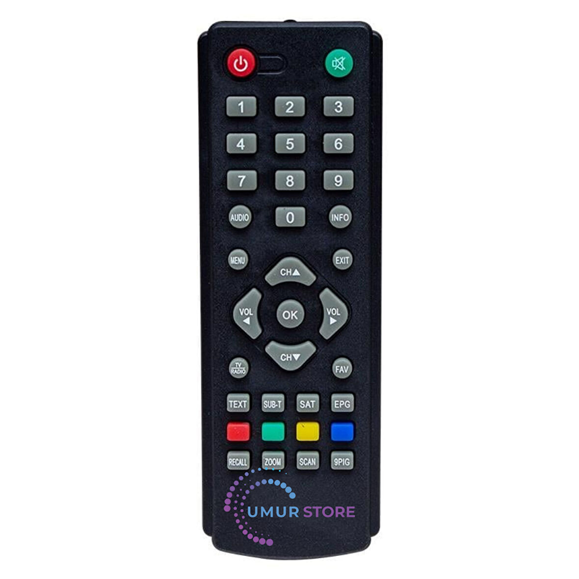 Uyumlu Moonstar DSR-6500 Uydu Alıcı Kumandası