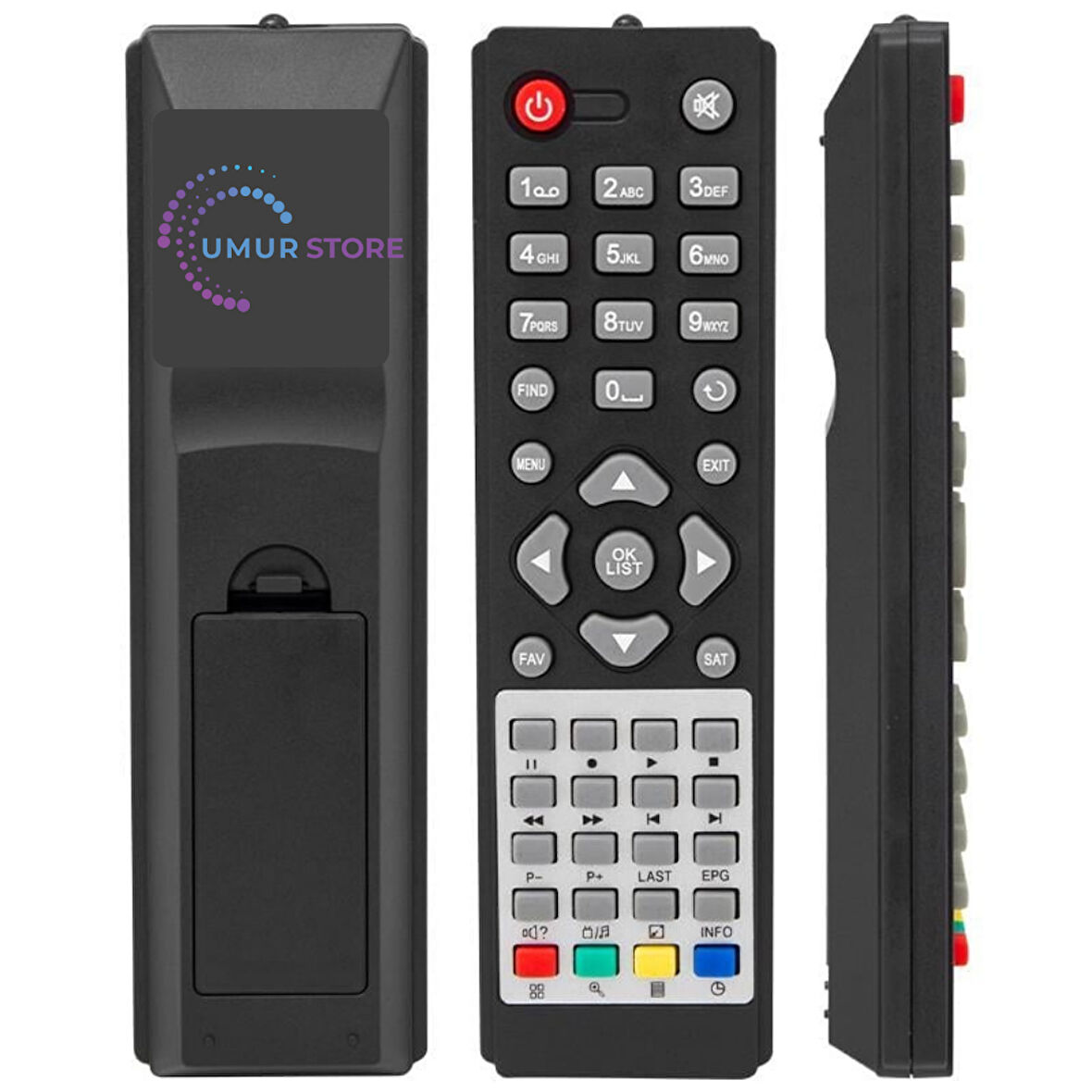 Mersat SD Mini Uydu Alıcı Kumandası