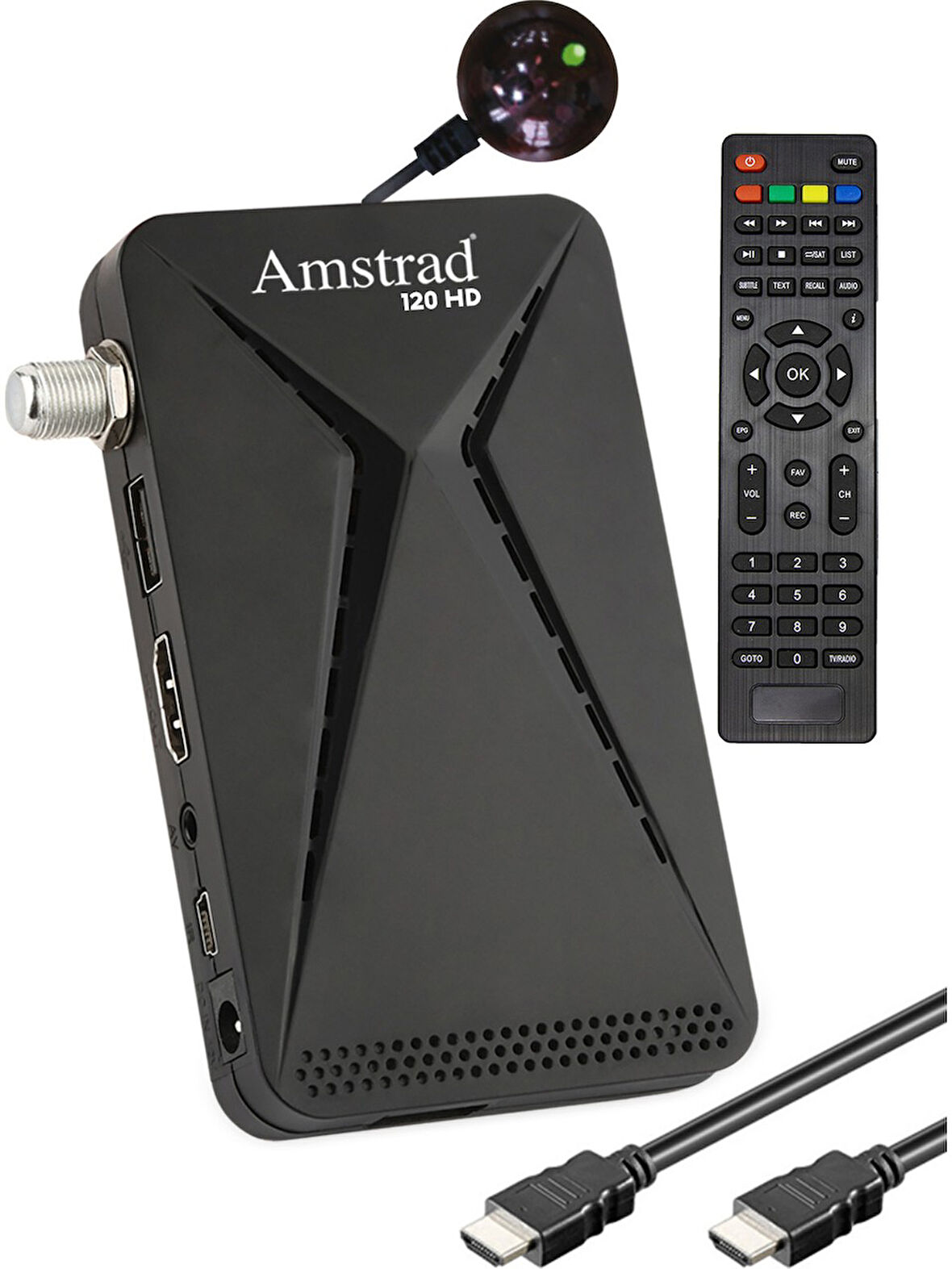 Amstrad 120 Hd - Mini Hd Uydu Alıcısı - ( Kanallar Yüklü - Tkgs - USB - HDMI )