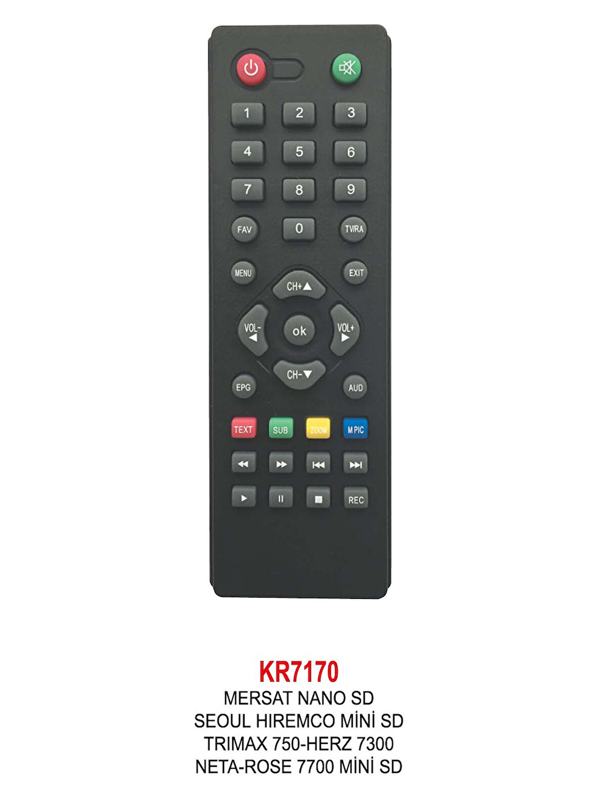 MERSAT NANO SD MİNİ UYDU KUMANDASI