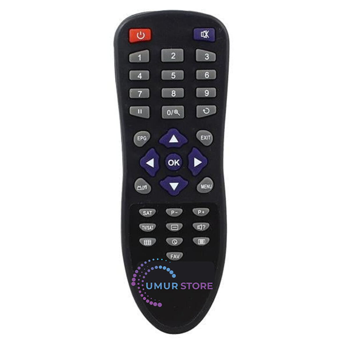 Mersat Kelebek Uydu Alıcı Kumandası