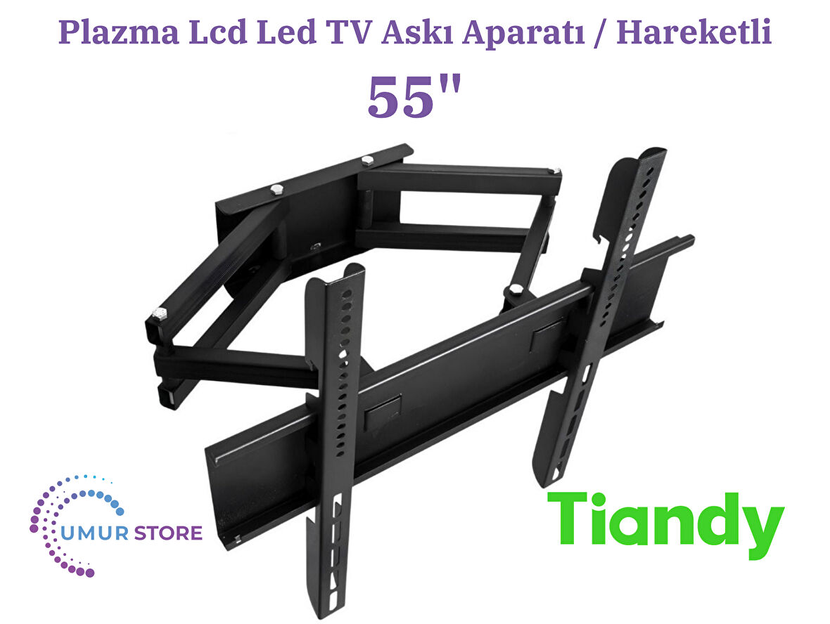 Tiandy 55″ TFT 4K Monitör 138/139/140 Ekran Lcd Led TV Hareketli Duvar Askı Aparatı
