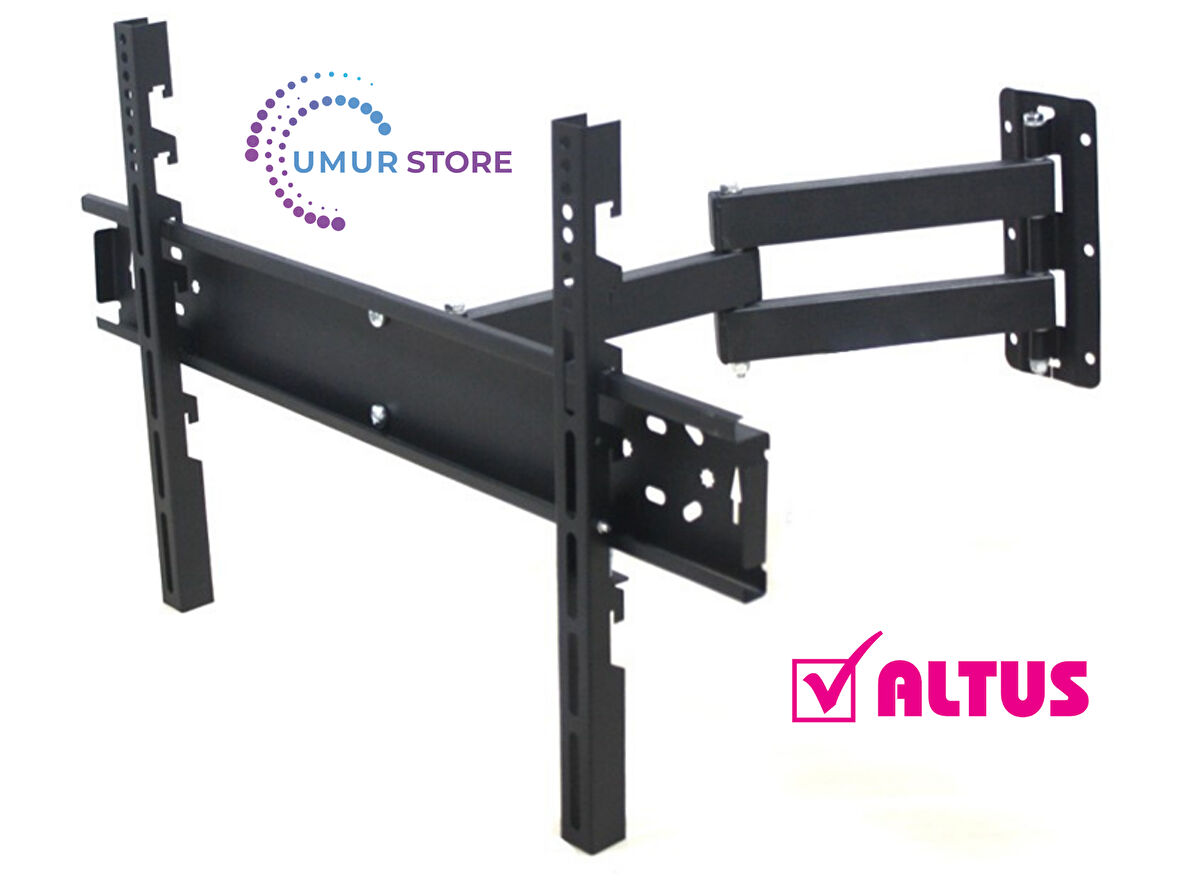 Altus AL43 FHD 6023 43” Dahili Uydu Alıcılı 42”- 49” inç Lcd Led Ekran Tv Kelebek Hareketli Askı Aparatı