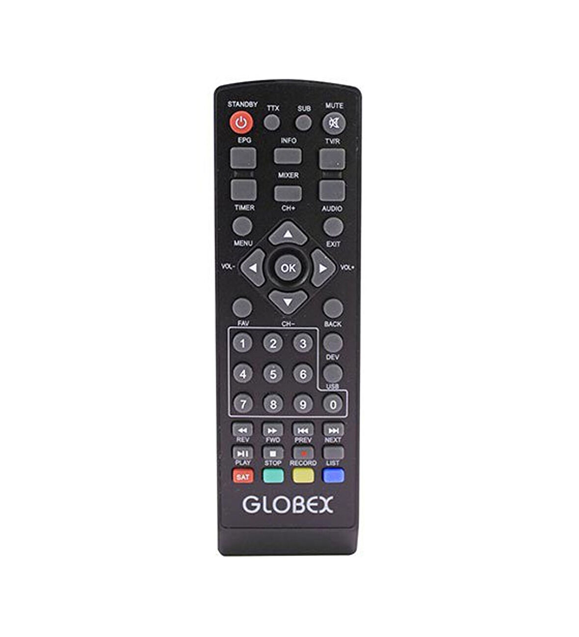 Globex GLB-8800 Mini HD Uydu Alıcı Kumandası